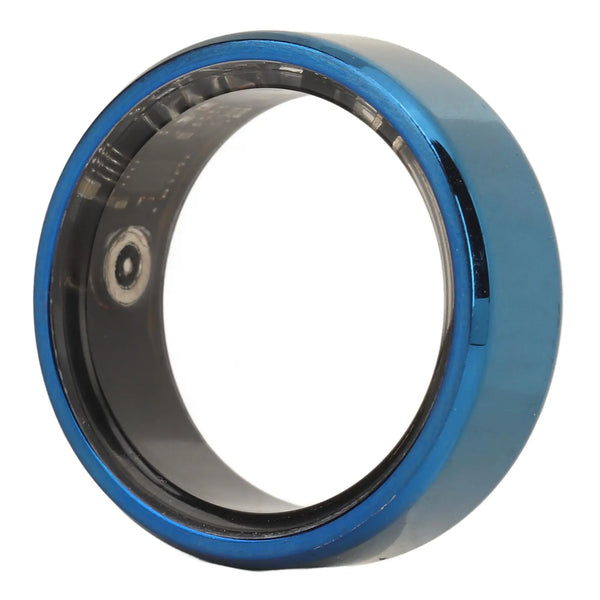 Smart Ring Health Health Ring to Monitor Fitness Pedometer Sleep Data Remotely Take Photo IP68 Waterproof Smart Health Ring for Men Women Blue (9)